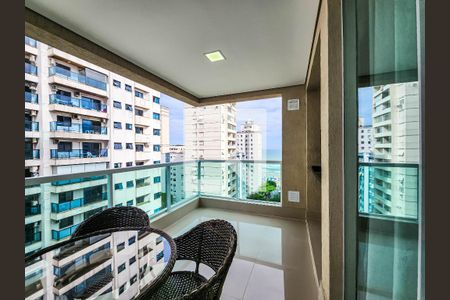 sacada de apartamento para alugar com 3 quartos, 155m² em Barra Funda, Guarujá