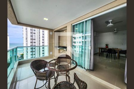sacada de apartamento para alugar com 3 quartos, 155m² em Barra Funda, Guarujá