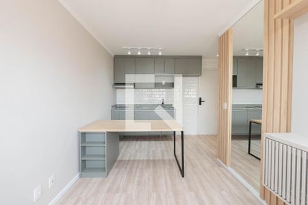 Sala/Cozinha de apartamento para alugar com 1 quarto, 25m² em Bela Vista, São Paulo