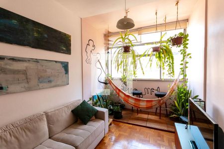 Sala de apartamento para alugar com 1 quarto, 45m² em Centro, Belo Horizonte