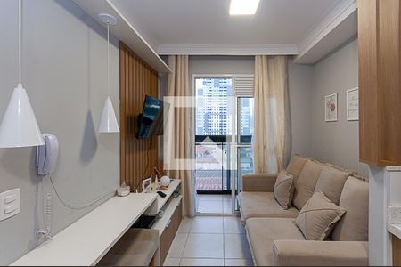 Sala de apartamento à venda com 1 quarto, 28m² em Água Branca, São Paulo