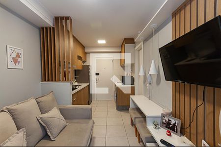 Sala de apartamento à venda com 1 quarto, 28m² em Água Branca, São Paulo