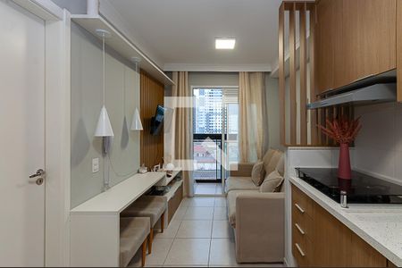Sala de apartamento à venda com 1 quarto, 28m² em Água Branca, São Paulo