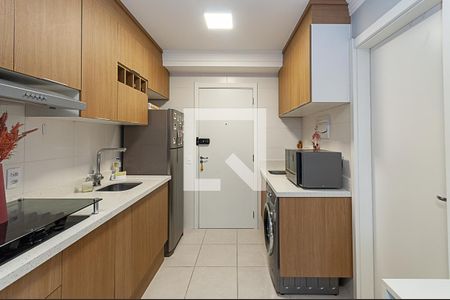 Cozinha de apartamento à venda com 1 quarto, 28m² em Água Branca, São Paulo