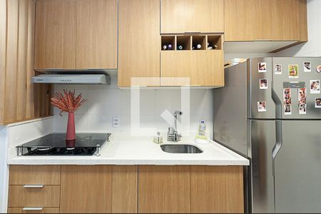 Cozinha de apartamento à venda com 1 quarto, 28m² em Água Branca, São Paulo