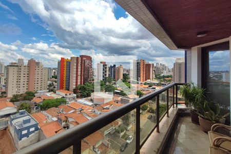 Varanda da Sala de apartamento à venda com 5 quartos, 260m² em Cambuí, Campinas