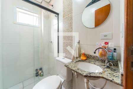 Banheiro  de apartamento à venda com 2 quartos, 40m² em Vila Marina, Santo André