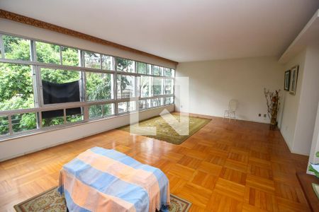 Sala de Estar de apartamento à venda com 3 quartos, 205m² em Botafogo, Rio de Janeiro