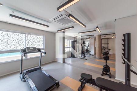 Apartamento para alugar com 37m², 2 quartos e sem vaga Apartamento para alugar com 37m², 2 quartos e sem vagaAcademia