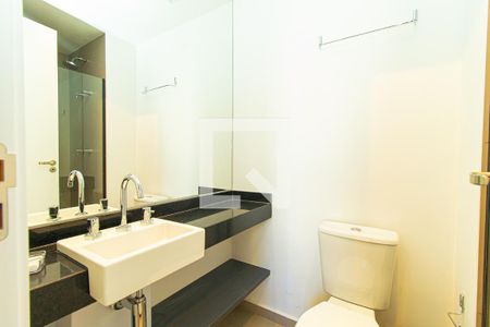 Banheiro de kitnet/studio à venda com 1 quarto, 26m² em Consolação, São Paulo