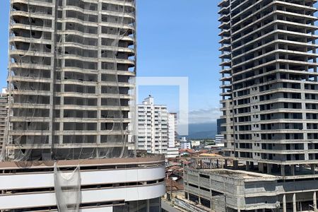 Vista Sala  de apartamento para alugar com 1 quarto, 50m² em Guilhermina, Praia Grande