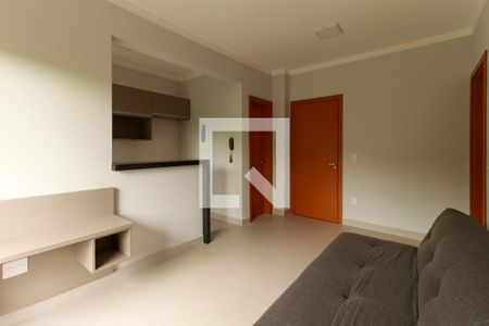 Sala de apartamento para alugar com 1 quarto, 45m² em Jardim Recreio , Ribeirão Preto