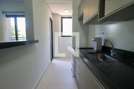 Cozinha de apartamento para alugar com 2 quartos, 45m² em Jardim Recreio , Ribeirão Preto