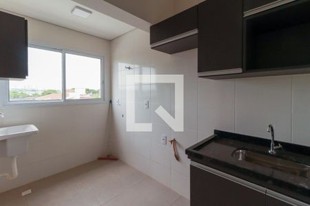 Cozinha de apartamento para alugar com 1 quarto, 36m² em Ribeirânia, Ribeirão Preto