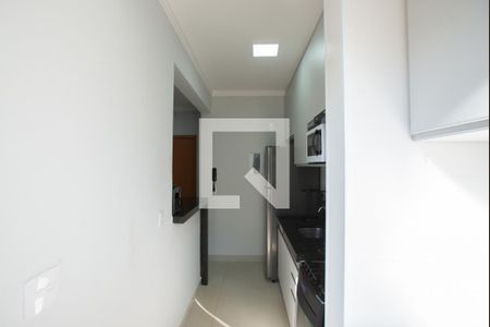 Cozinha de apartamento para alugar com 1 quarto, 45m² em Jardim Recreio , Ribeirão Preto