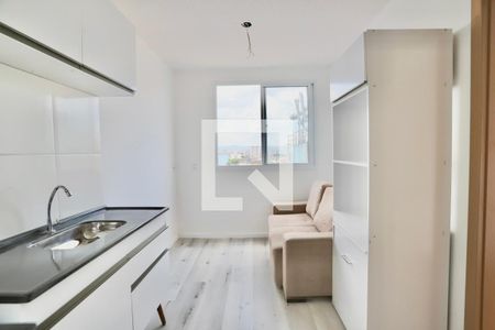 Cozinha  de apartamento à venda com 1 quarto, 24m² em Belenzinho, São Paulo