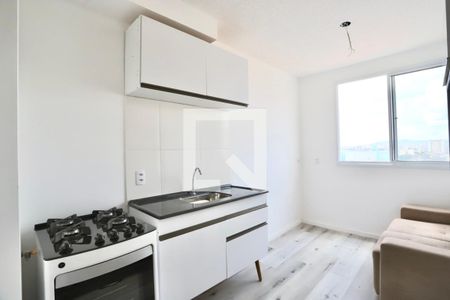 Cozinha  de apartamento à venda com 1 quarto, 24m² em Belenzinho, São Paulo