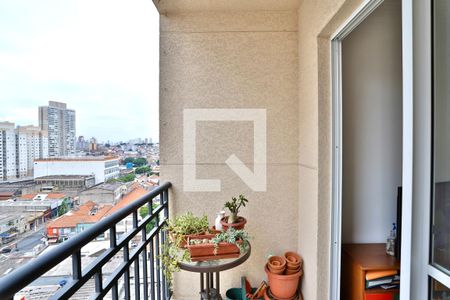 Varanda da Sala de apartamento para alugar com 2 quartos, 50m² em Quarta Parada, São Paulo