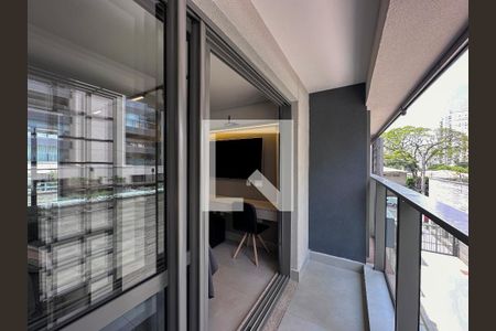 Sacada de apartamento para alugar com 1 quarto, 24m² em Brooklin, São Paulo