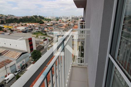 Varanda de kitnet/studio para alugar com 1 quarto, 26m² em Vila Nilo, São Paulo