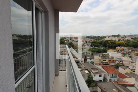 Varanda de kitnet/studio para alugar com 1 quarto, 26m² em Vila Nilo, São Paulo