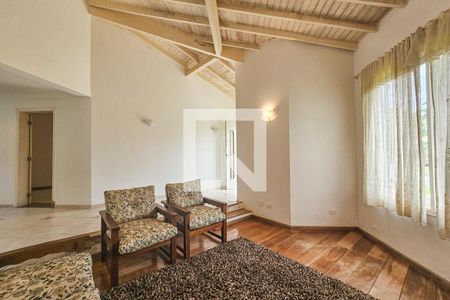 Sala 1 de casa de condomínio para alugar com 6 quartos, 420m² em Balneário Praia do Pernambuco, Guarujá