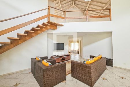 Sala 2 de casa de condomínio para alugar com 6 quartos, 420m² em Balneário Praia do Pernambuco, Guarujá