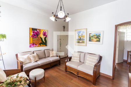 Sala de apartamento à venda com 3 quartos, 120m² em Santo Agostinho, Belo Horizonte