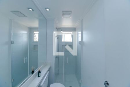 Apartamento para alugar com 57m², 2 quartos e 1 vaga Apartamento para alugar com 57m², 2 quartos e 1 vagaBanheiro da Suíte