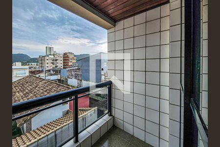 sacada de apartamento para alugar com 1 quarto, 86m² em Barra Funda, Guarujá