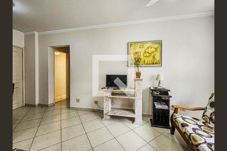 Sala de apartamento para alugar com 1 quarto, 120m² em Embaré, Santos