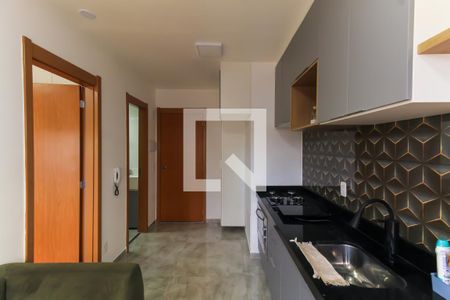 Sala/Cozinha de apartamento para alugar com 1 quarto, 24m² em Belenzinho, São Paulo