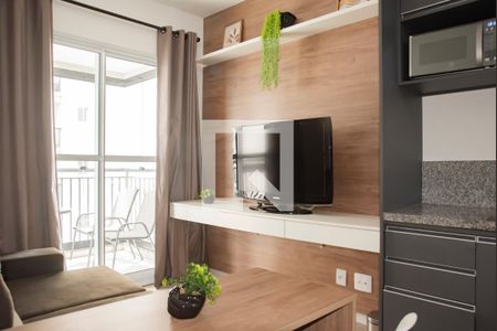 Sala de apartamento para alugar com 1 quarto, 35m² em Vila Clementino, São Paulo