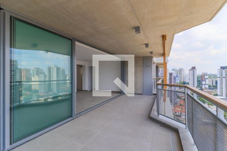 Varanda Gourmet de apartamento à venda com 4 quartos, 167m² em Jardim das Acácias, São Paulo
