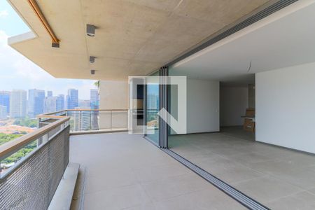 Varanda Gourmet de apartamento à venda com 4 quartos, 167m² em Jardim das Acácias, São Paulo
