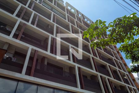 Studio para alugar com 28m², 1 quarto e sem vaga Studio para alugar com 28m², 1 quarto e sem vagaFachada