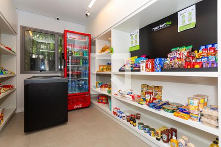 Studio para alugar com 28m², 1 quarto e sem vaga Studio para alugar com 28m², 1 quarto e sem vagaÁrea comum - Mercado