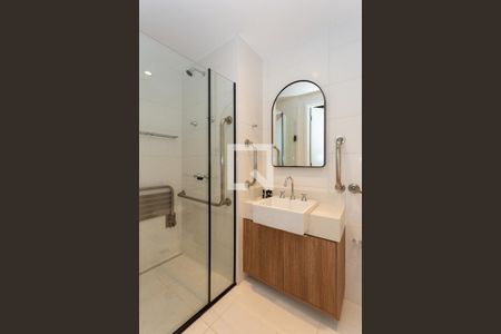 Studio para alugar com 28m², 1 quarto e sem vaga Studio para alugar com 28m², 1 quarto e sem vagaStudio - Banheiro