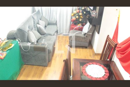 Sala de apartamento à venda com 3 quartos, 59m² em Parque Pinheiros, Taboão da Serra