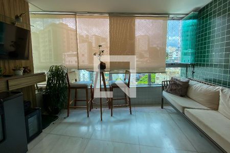 Varanda da Sala de apartamento para alugar com 3 quartos, 139m² em Buritis, Belo Horizonte