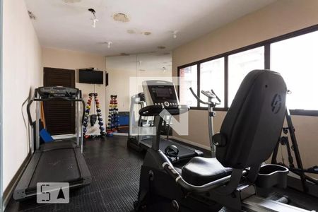 Apartamento para alugar com 40m², 1 quarto e 1 vaga Apartamento para alugar com 40m², 1 quarto e 1 vagaÁrea comum - Academia