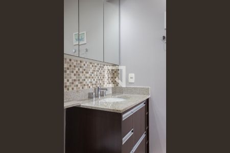 Banheiro da Suíte 1 de apartamento para alugar com 1 quarto, 42m² em Centro, São Bernardo do Campo