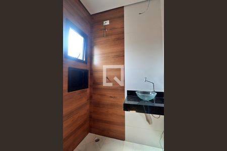 Suíte - Banheiro do Quarto 1 de apartamento à venda com 2 quartos, 54m² em Jardim Santo Alberto, Santo André