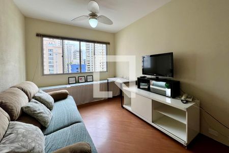 Sala de apartamento para alugar com 1 quarto, 44m² em Indianópolis, São Paulo
