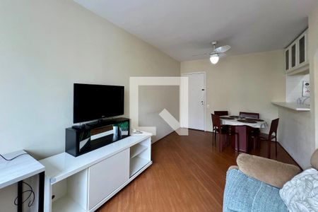 Sala de apartamento para alugar com 1 quarto, 44m² em Indianópolis, São Paulo