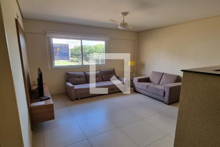 Sala de apartamento para alugar com 1 quarto, 23m² em Jardim Nova Alianca Sul, Ribeirão Preto