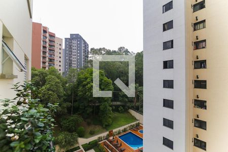 Vista da Varanda de apartamento à venda com 1 quarto, 42m² em Vila Andrade, São Paulo