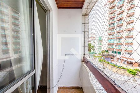 Varanda da Sala de apartamento para alugar com 2 quartos, 56m² em Vila Caiçara, Praia Grande