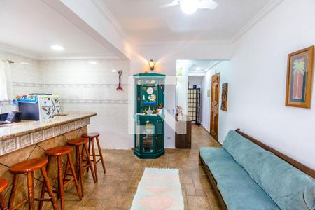 Sala de apartamento para alugar com 2 quartos, 56m² em Vila Caiçara, Praia Grande