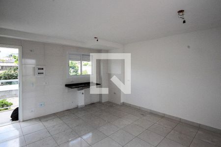 Sala e cozinha de apartamento para alugar com 1 quarto, 45m² em Vila Alpina, São Paulo